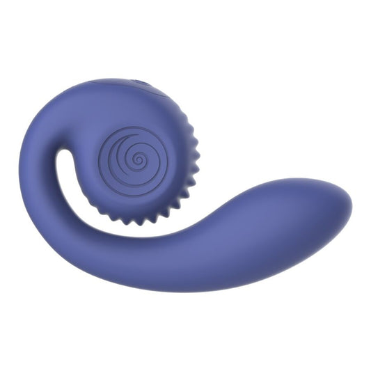 VIBRATORE SNAIL VIBE - GIZI LITE A DOPPIA STIMOLAZIONE PUNTO G E CLITORIDE VIOLA