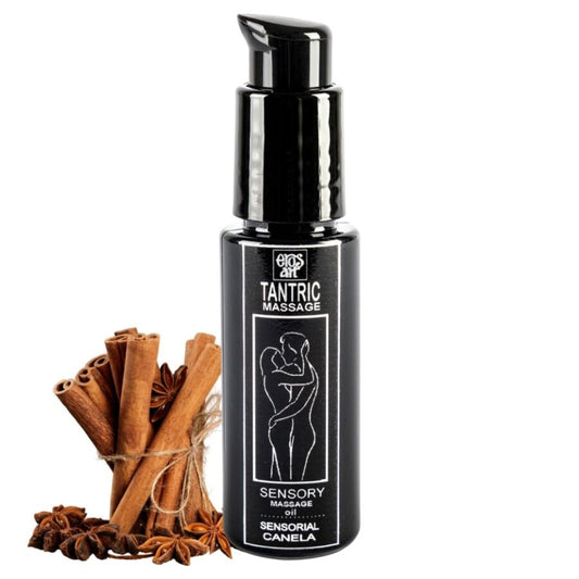 EROS-ART - ACEITE DE MASAJE TÁNTRICO NATURAL Y AFRODISÍACO CANELA 30 ML
