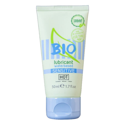 HOT - LUBRIFICANTE BIOLOGICO A BASE D'ACQUA SENSITIVE 50 ML