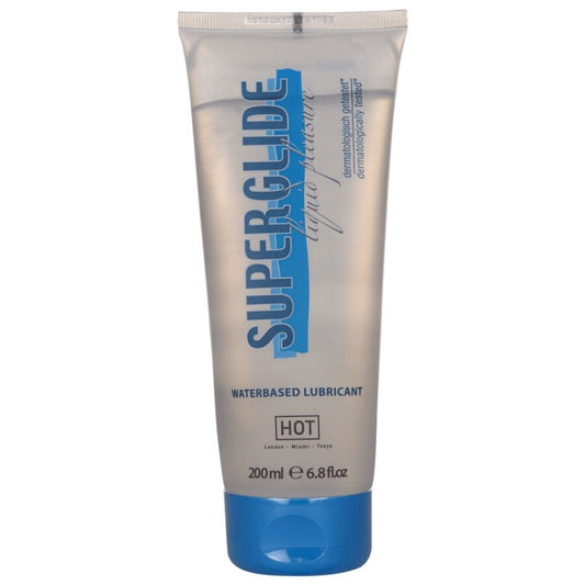HOT - SUPERGLIDE LIQUID PLEASURE LUBRIFICANTE A BASE ACQUA 200 ML