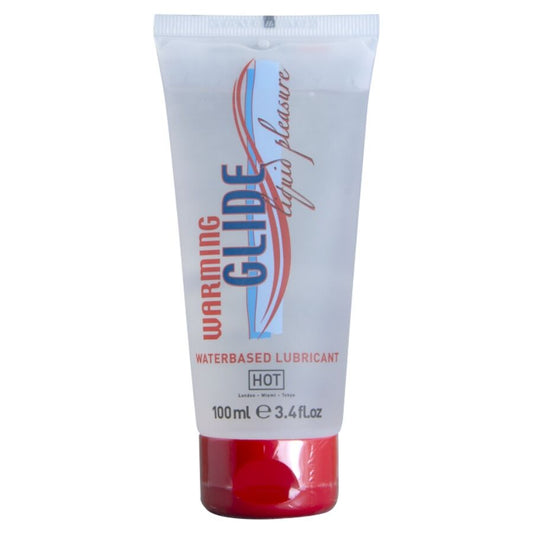 HOT - LUBRIFICANTE ACQUOSO RISCALDANTE GLIDE LIQUID PLEASURE 100 ML