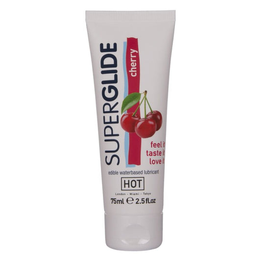 CALDO - LUBRIFICANTE COMMESTIBILE SUPERGLIDE ALL'ACQUA CILIEGIA 75 ML
