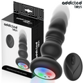 ADDICTED TOYS - PLUG ANALE VIBRANTE, TELECOMANDO CON LUCI A LED