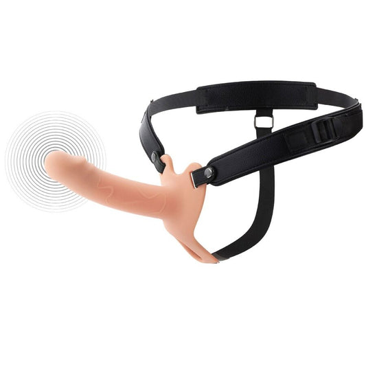 Hidden Desire Inferno Vibrating Sleeve Strap-On 16 cm