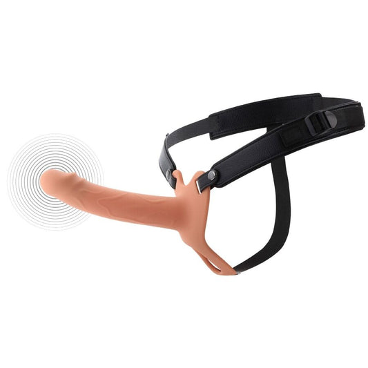 Hidden Desire Vibrating Penis Sleeve Strap-On 18 cm