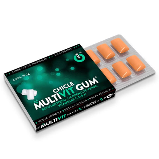 WUG Multivit Chicles Vitaminas 8 Unidades