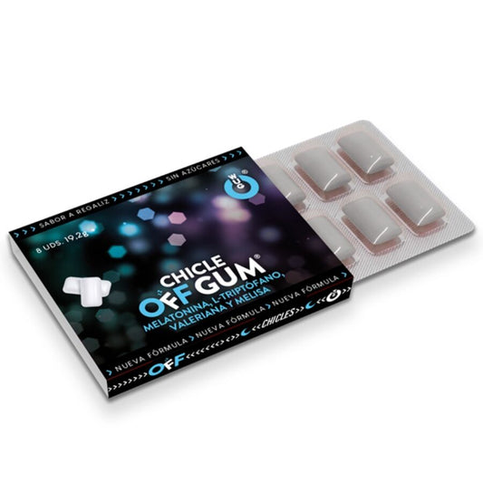 WUG Off Valerian Tryptophan Melatonin Gum 8 Units