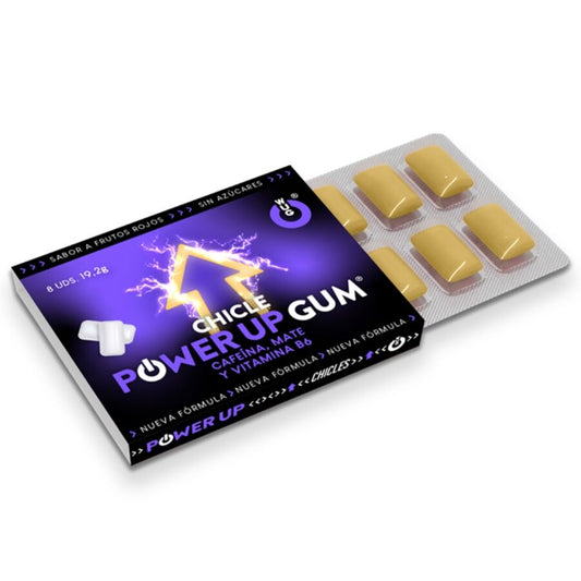 WUG Power Up Energy Boost Focus Gum 8 Units