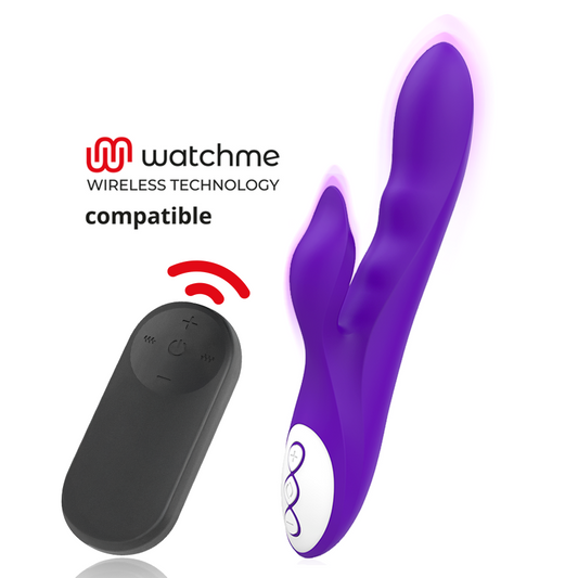 GALATEA - VIBRATORE VIOLA GALO + TELECOMANDO WATCHME