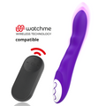 GALATEA - VIBRADOR MORADO DANTE + CONTROL REMOTO WATCHME