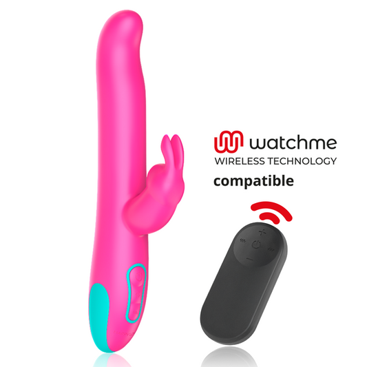 HAPPY LOKY - VIBRATORE E ROTATORE PER CONIGLIETTO PLUTO + TELECOMANDO WATCHME