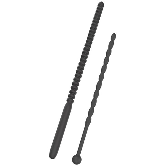 Hidden Desire Extreme Ribbed Urethral Sound Set Advanced