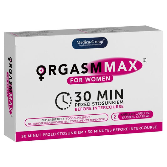 MEDICA GROUP - ORGASM MAX PARA MUJERES 2 CÁPSULAS