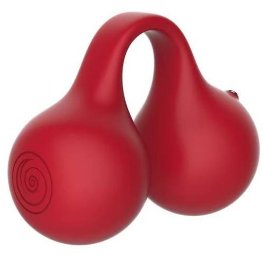 Snail Vibe Twinn Cherry Finger Vibrator with Touch Sense