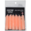 DIABLO PICANTE - 6 VELAS CON FORMA DE PENE COLOR CARNE