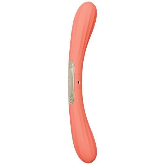 LELO Boomerang Coral Red Double Ended Vibrator with App Control
