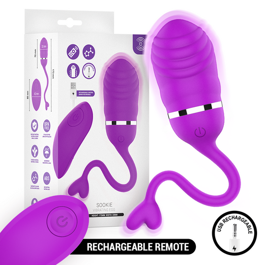 Intense Sookie Purple Remote Control Vibrating Egg