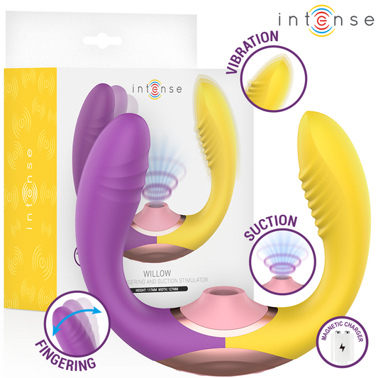 Intense Willow 3-in-1 Suction and Vibration Stimulator U-Shape