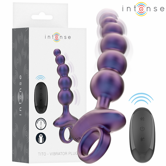 INTENSE - MODELLO 3 DI VIBRO-DILDO ANALE TITO CON TELECOMANDO