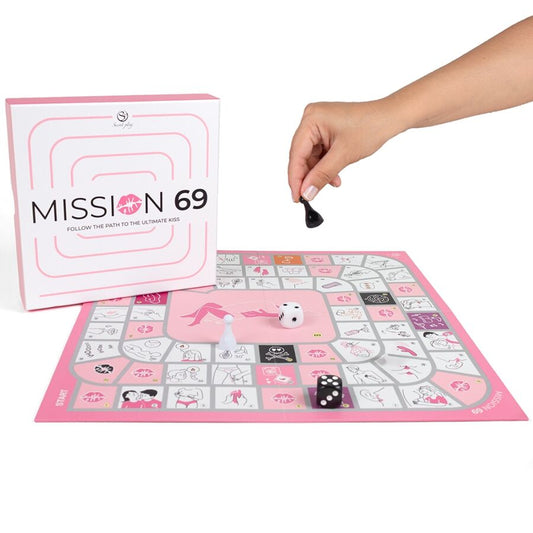 Secret Play Mission 69 Couples Board Game Romantic Challenge Game
