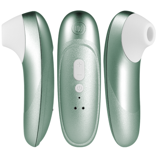 Womanizer Pro Vibrant Sage Green Clitoral Stimulator Pleasure Air™