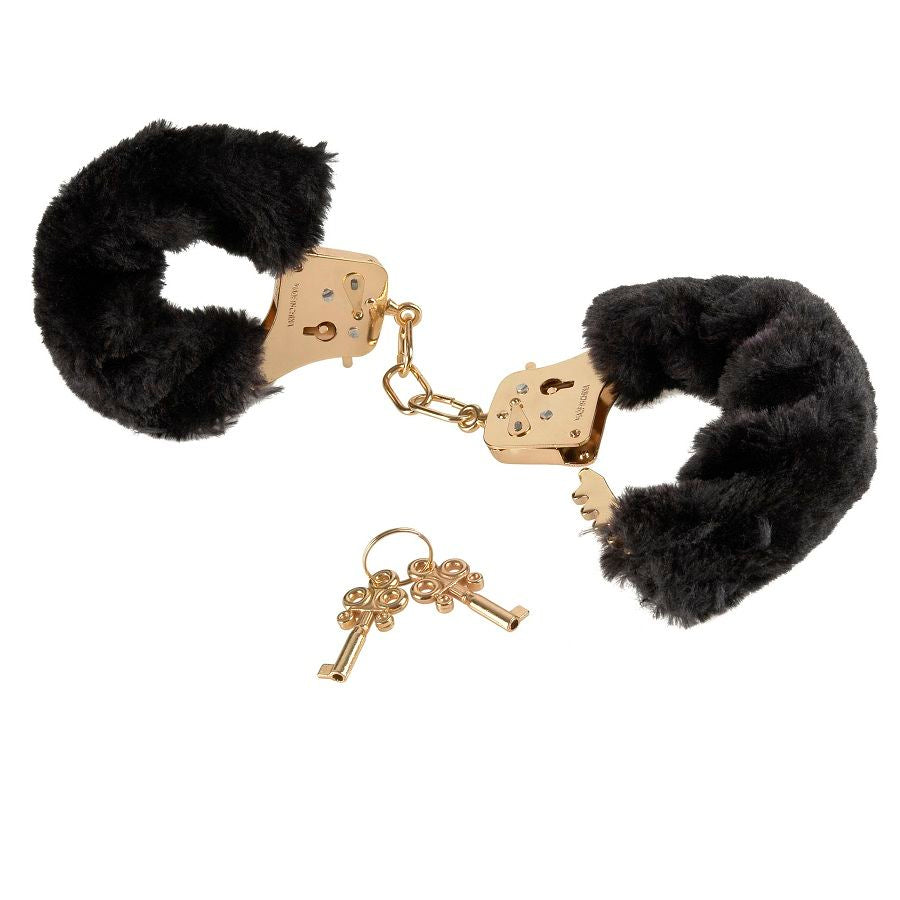 FETISH FANTASY GOLD - DELUXE FURRY CUFFS FETISH FANTASY GOLD