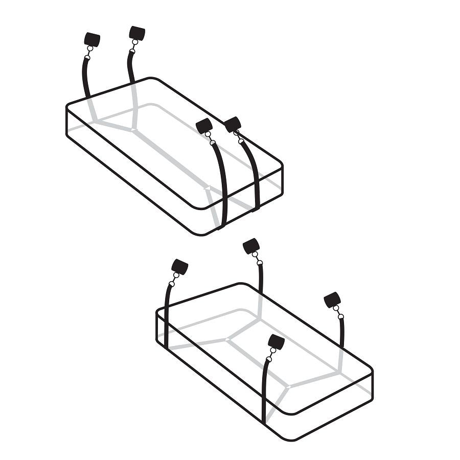 FETISH FANTASY LIMITED EDITION - WRAPAROUND MATTRESS RESTRAINTS FETISH FANTASY ED.LIMITADA