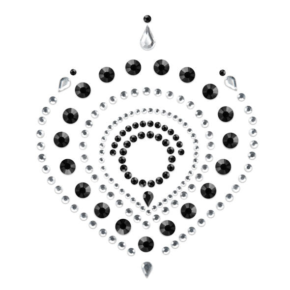 BIJOUX - INDISCRETS FLAMBOYANT BLACK&SILVER BIJOUX DESIRE METALLIQUE