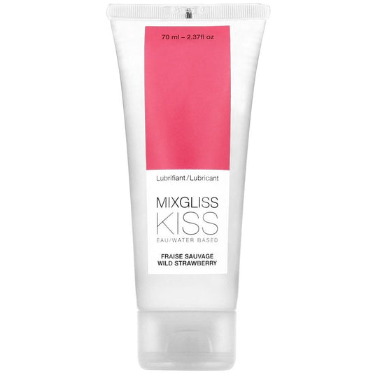 MIXGLISS - LUBRICANTE ÍNTIMO CON SABOR A FRESA A BASE DE AGUA 70 ML
