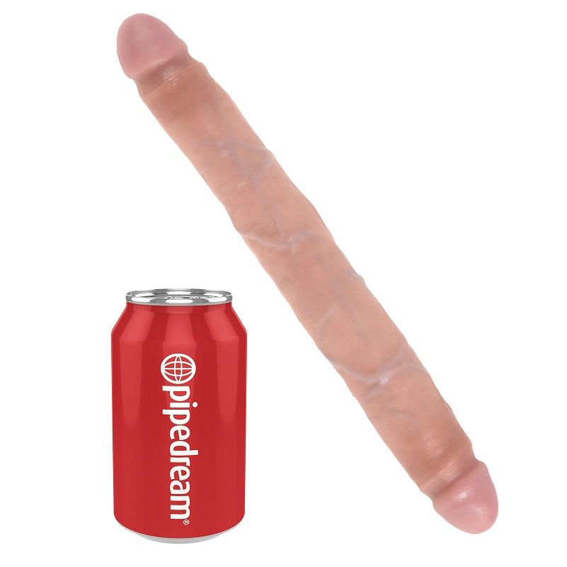 KING COCK - SLIM DOUBLE DILDO 30 CM KING COCK