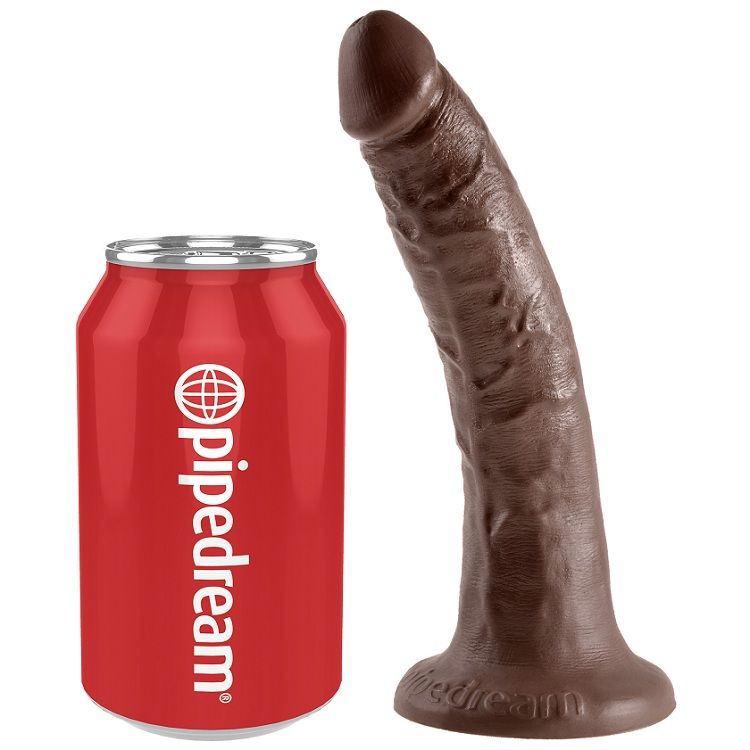 KING COCK - 7 DILDO CHOCOLATE 17.8 CM KING COCK