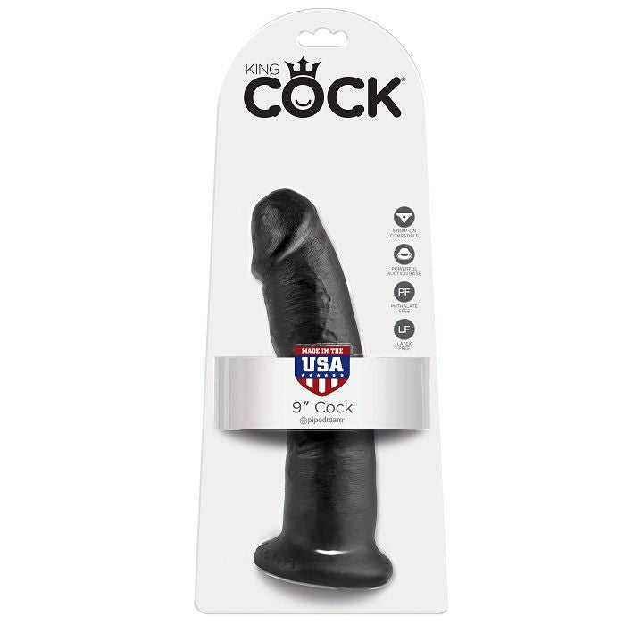 KING COCK - 9 DILDO BLACK 22.9 CM KING COCK