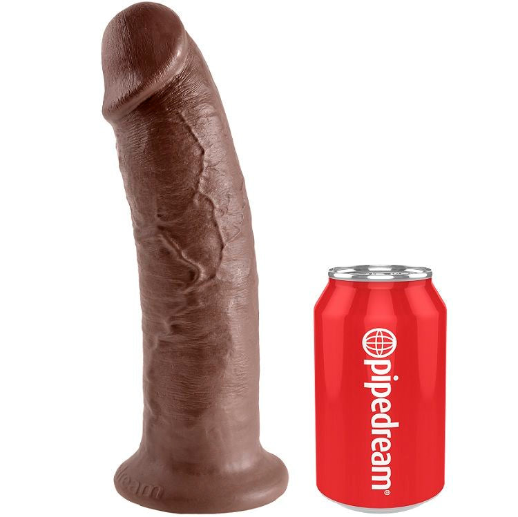 KING COCK - 10 DILDO BROWN 25.4 CM KING COCK