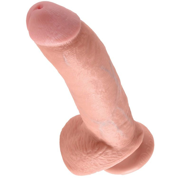 KING COCK - 9 DILDO FLESH WITH BALLS 22.9 CM KING COCK