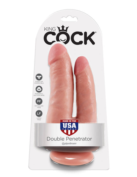 KING COCK - DOPPIO PENETRATORE FLESH