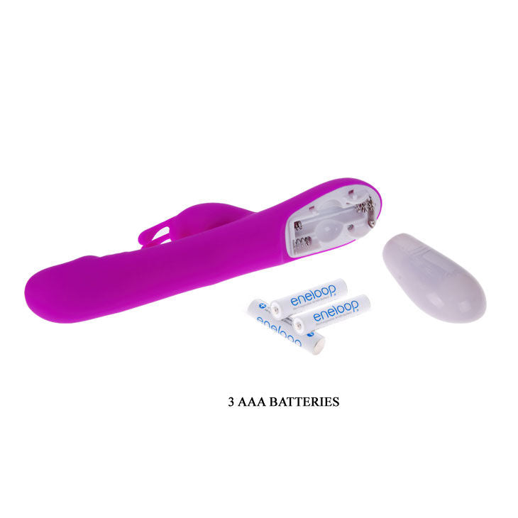 PRETTY LOVE - FLIRTATION ROBERT VIBRATOR WITH CLITORIS STIMULATOR PRETTY LOVE FLIRTATION