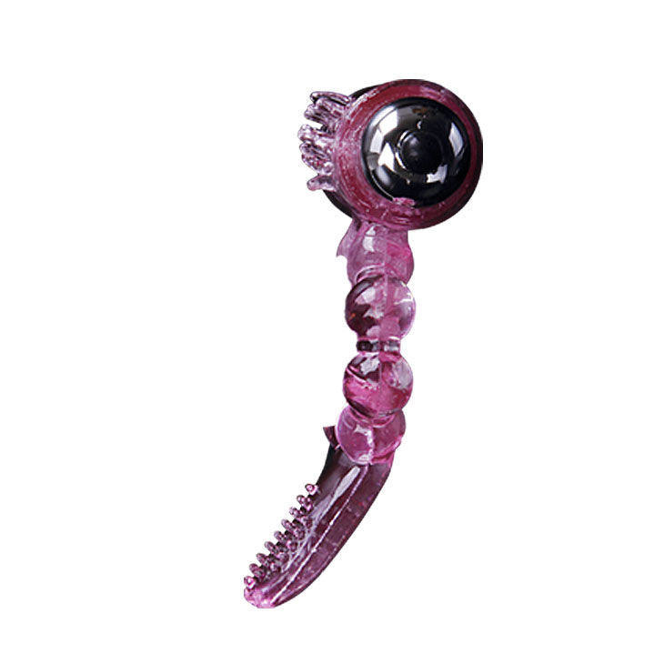 BAILE - SILICONE RING 10 TONGUE RHYTHMS WITH PINK VIBRATION BAILE FOR HIM