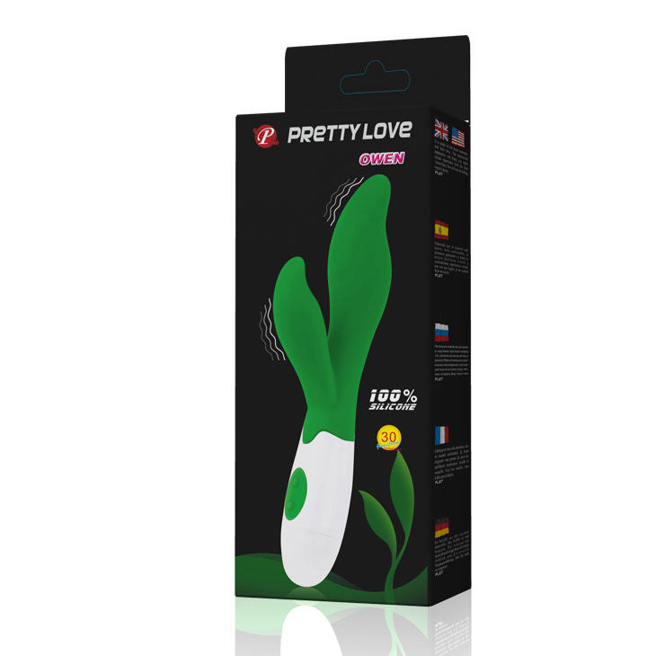 PRETTY LOVE - FLIRTATION OWEN GREEN VIBRATOR PRETTY LOVE FLIRTATION