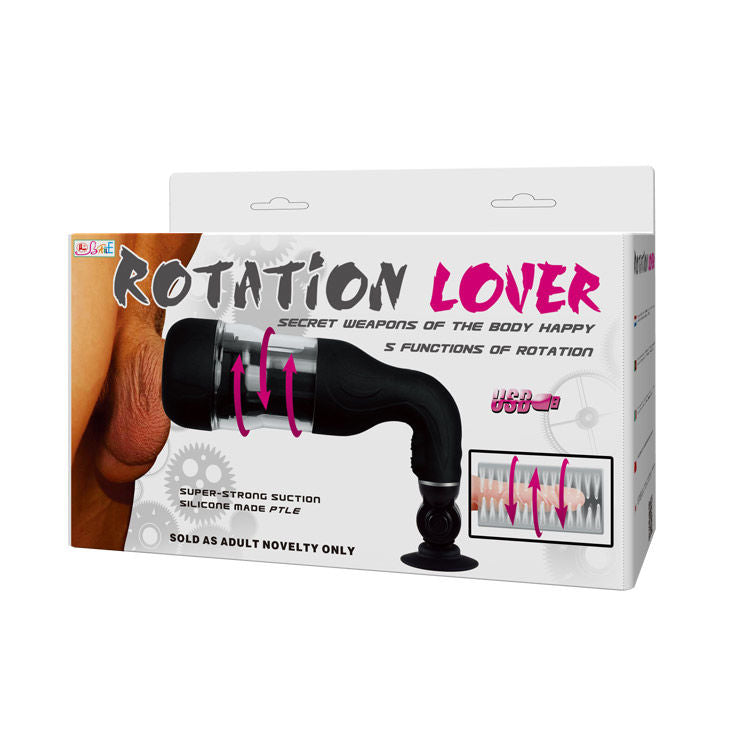 BAILE - ROTATION LOVER AUTOMATIC MASTURBATOR WITH SUPPORT BAILE FOR HIM