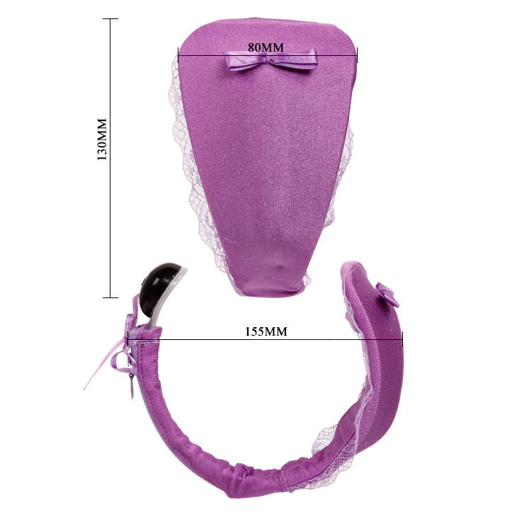 BAILE - THONG WITH VIBRATOR WITH LILAC REMOTE CONTROL BAILE STIMULATING