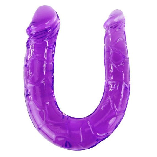 BAILE - DOPPIO DILDO IN GELLY FLESSIBILE LILLA