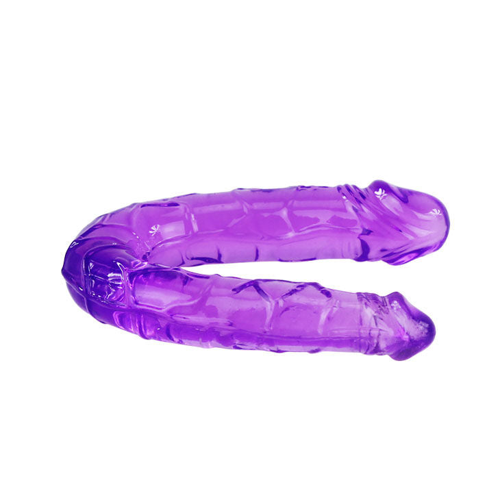 BAILE - DOUBLE DILDO IN LILAC FLEXIBLE JELLY BAILE ANAL