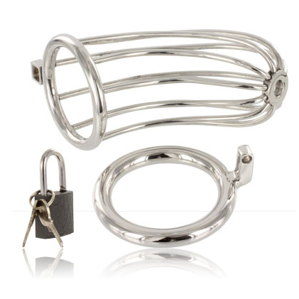 METAL HARD - BIRD CHASTITY RING CAGE METAL HARD