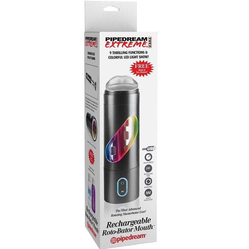 EXTREME TOYZ - ROTO BATOR USB MALE MASTURBATOR MOUTH EXTREME TOYZ