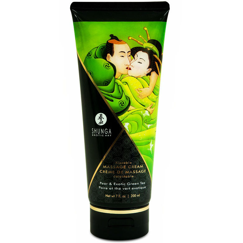 SHUNGA - PEAR & GREEN TEA MASSAGE CREAM 200 ML SHUNGA MASSAGE CREAM