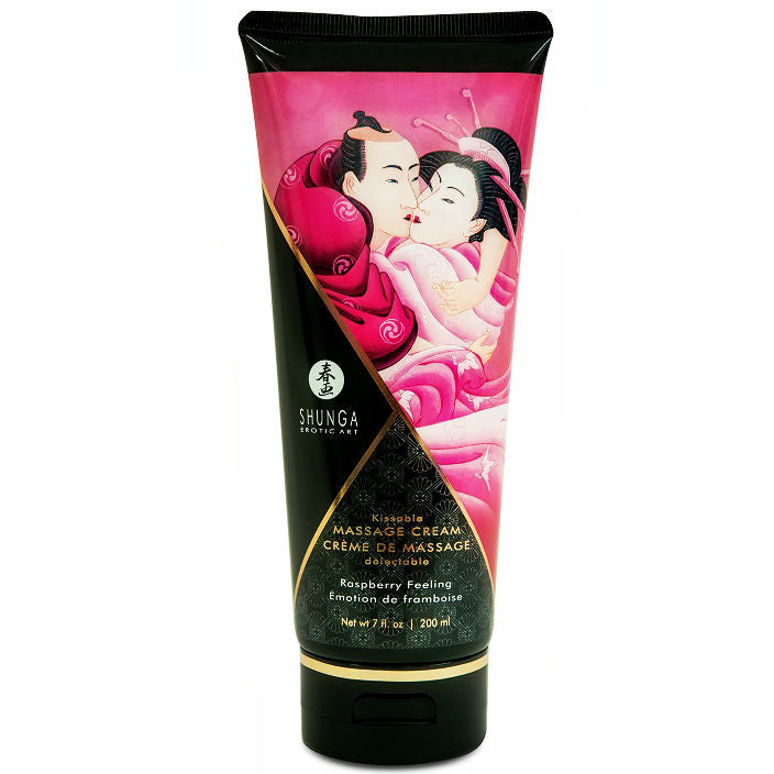 SHUNGA - RASPBERRY MASSAGE CREAM 200 ML SHUNGA MASSAGE CREAM