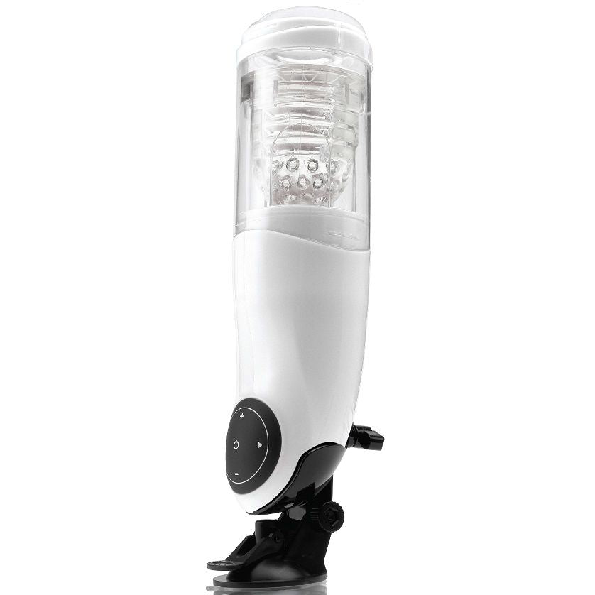 EXTREME TOYZ - PDX MEGA BATOR USB MALE MASTURBATOR VAGINA WHITE EXTREME TOYZ