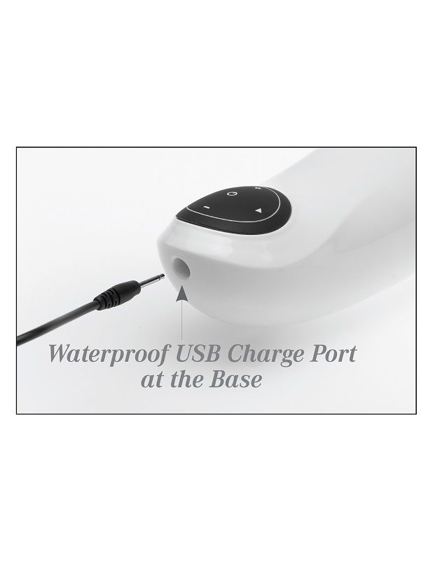 EXTREME TOYZ - PDX MEGA BATOR USB MALE MASTURBATOR VAGINA WHITE EXTREME TOYZ