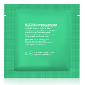 CONFORTEX - LUBRICANT SINGLE DOSE 6ML BOX/BAG 100 UNITS CONFORTEX