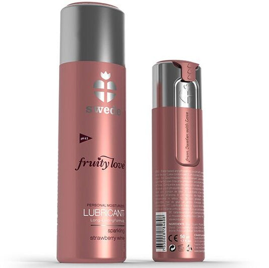 SWEDE - LUBRICANTE DE AMOR FRUTAL VINO ESPUMOSO DE FRESA 100 ML